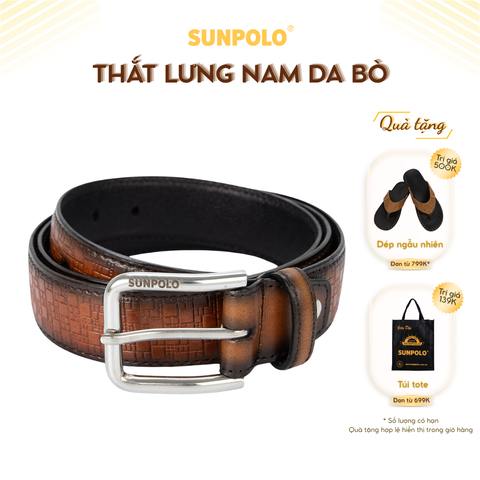 Dây nịt nam BSMK45 da bò