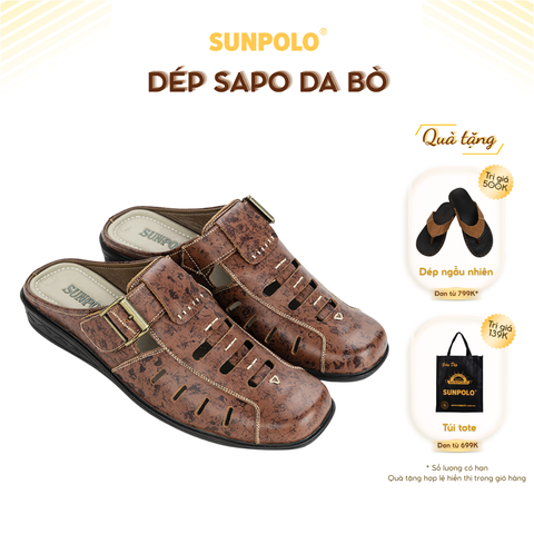 Dép Sapo SPO006 Da Bò Cao Cấp