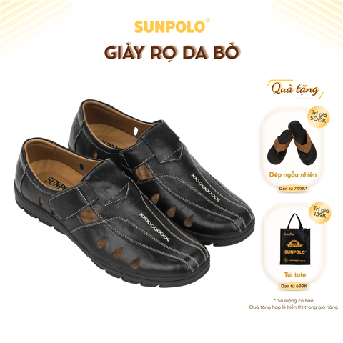 Giày Rọ Nam STA678 Da Bò SUNPOLO
