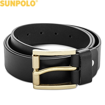 Dây nịt nam da bò SUNPOLO Đen Nâu - BS28DN