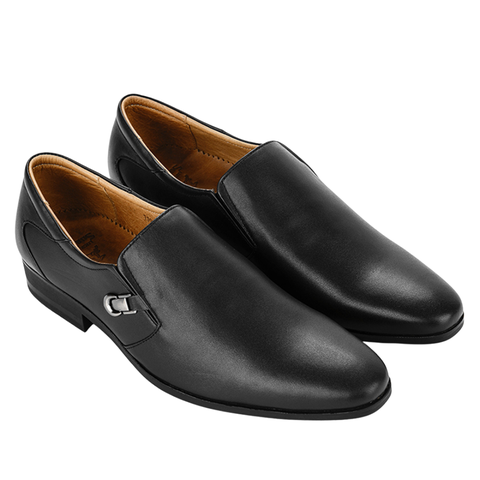 Giày tây nam SKT119 da bò đế cao su mũi nhọn 2 phiên bản màu Đen/Nâu