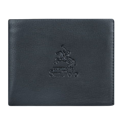 Ví ngang nam WS01DN da bò Đen Nâu