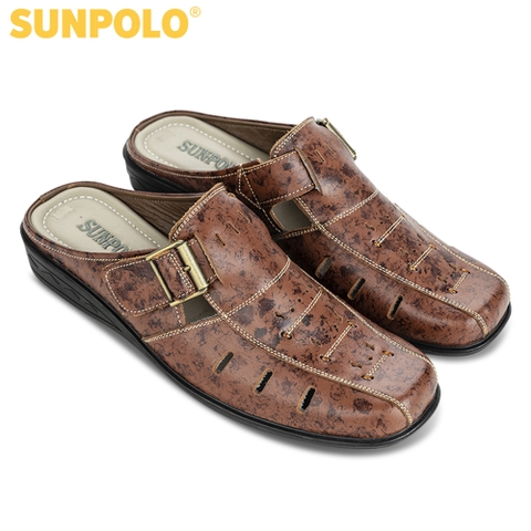 Dép Sapo Nam SPO005 Da Bò