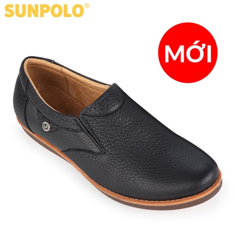 Giày Mọi Nam SUMU01 Da Bò Nâu