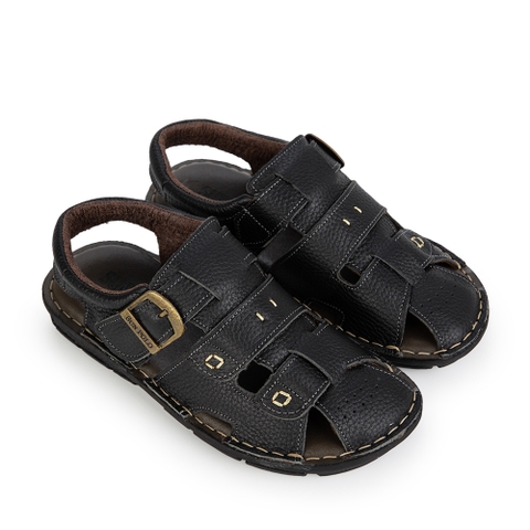 Sandals Bít Mũi SDA020 Da Bò Cao Cấp
