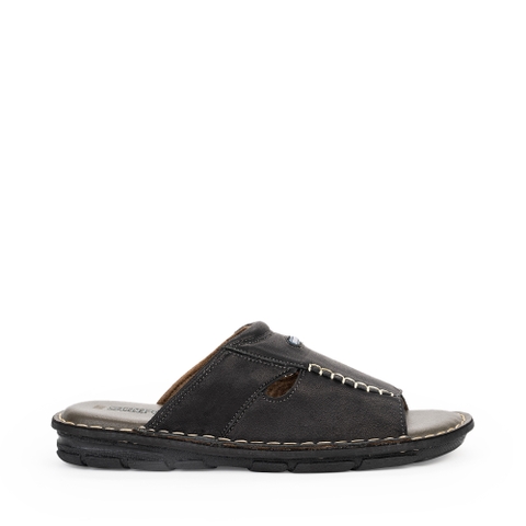 Dép Quai Ngang Nam AQN012 Da Bò Cao Cấp