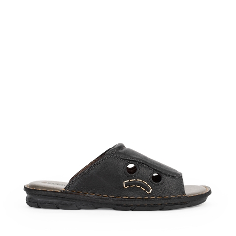 Dép Quai Ngang Nam AQN015 Da Bò