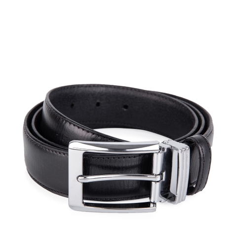 Dây nịt BELT35 kim xỏ lỗ da bò có 2 phiên bản màu Đen/Nâu