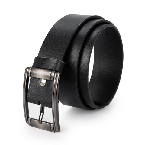 Dây nịt nam da bò SUNPOLO Đen Nâu - BS01DN