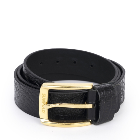 Dây nịt nam da bò khóa kim BELT60 SUNPOLO