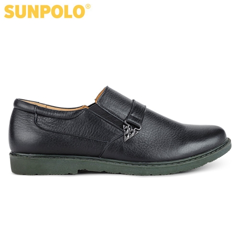 Giày lười nam da bò đế cao su SUKT1120D