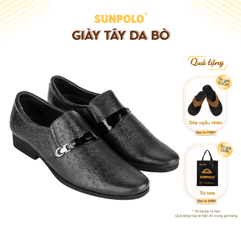 Giày Tây Nam SPH307 Da Bò SUNPOLO