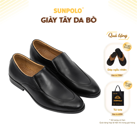 Giày Tây Nam KT0540 Da Bò Nâu Đen