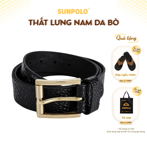 Dây nịt nam da bò BELT07 có 3 phiên bản màu