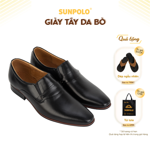 Giày Tây Nam MU8003 Da Bò Cao Cấp SUNPOLO
