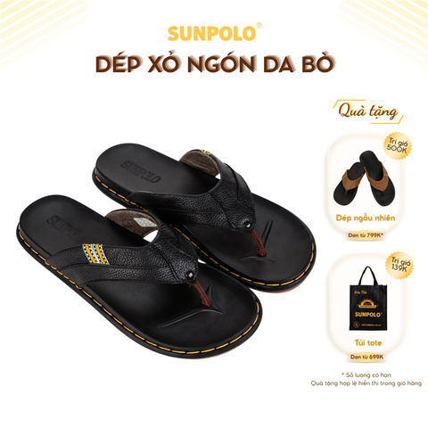 Dép kẹp nam KEP203 da bò