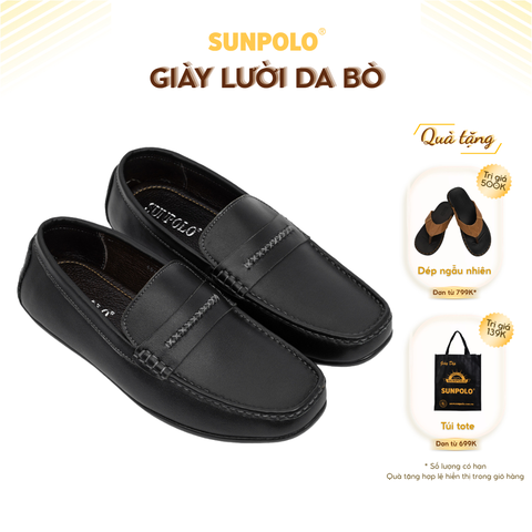 Giày lười nam LS4041 da bò