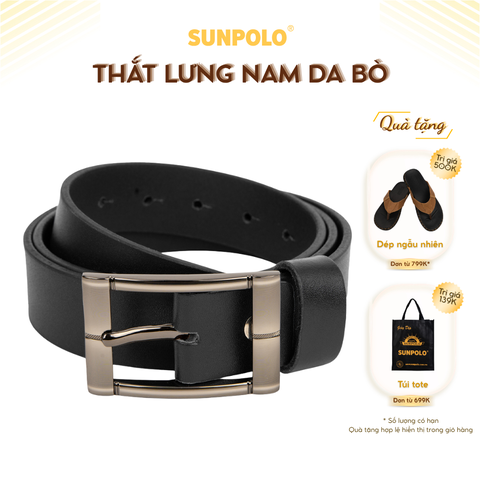 Dây nịt nam BS55DN da bò khóa kim