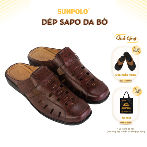 Dép Sapo SPO006 Da Bò Cao Cấp