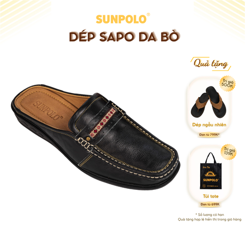 Dép Sapo nam SPO002 da bò cao cấp
