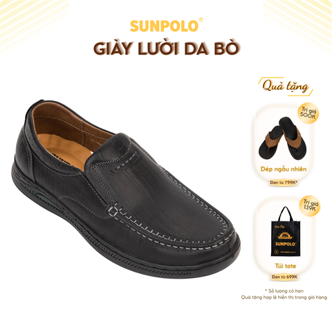 Giày mọi nam CS5149 da bò