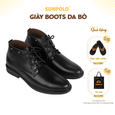 Giày Chukka Boot BOOT02 Nam Da Bò Cao Cấp