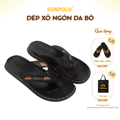Dép kẹp nam KEP207 Da Bò