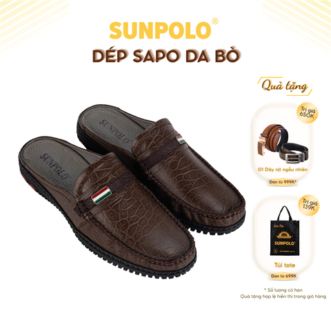 Dép Sapo SPO275 Da Bò