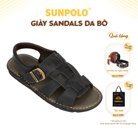 Xăng đan nam SDA001 Da Cao Cấp