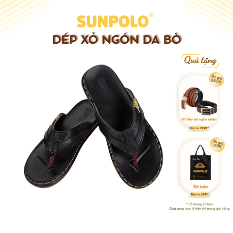 Dép kẹp nam KEP203 da bò