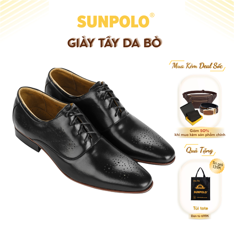 Giày Tây Nam MU0038 Da Bò SUNPOLO