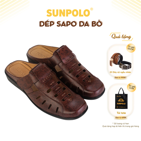 Dép Sapo SPO006 Da Bò Cao Cấp