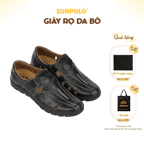 Giày Rọ Nam STA678 Da Bò SUNPOLO