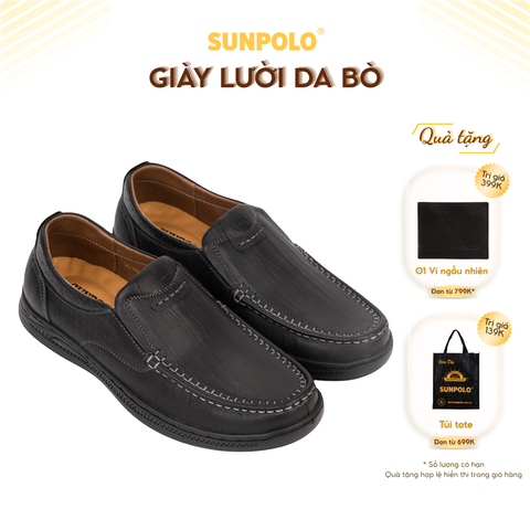 Giày mọi nam CS5149 da bò