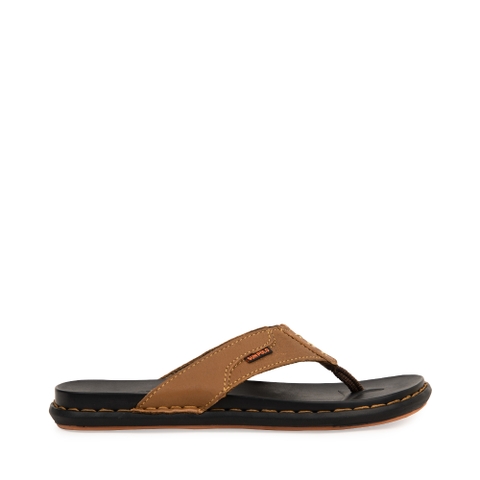 Dép kẹp nam KEP015 da bò 3 phiên bản màu Đen/Nâu/Bò