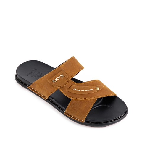 Dép Quai Ngang SNA102 Da Bò Cao Cấp