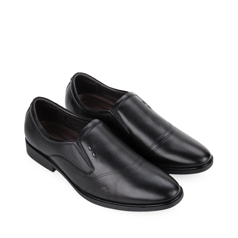 Giày tây nam SPH310 da bò công sở Đen Nâu