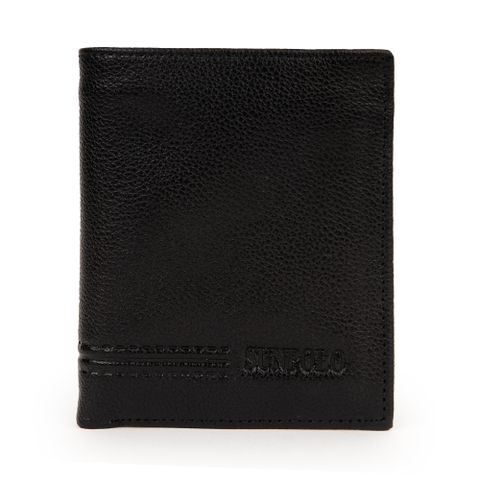 Ví đứng nam da bò  WSCT12 Đen Nâu