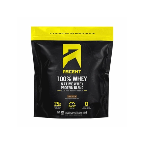 Ascent 100% Whey - Native Whey Protein Blend 4.25 lbs (1.9kg)