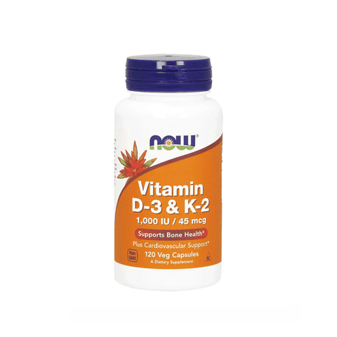 Now Vitamin D3 K2 1.000IU/ 45mcg (120 viên)