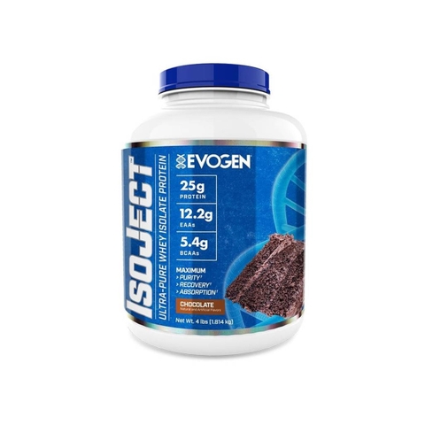 Evogen IsoJect Whey Isolate 4Lbs (57 servings)