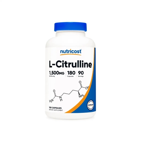 Nutricost L-Citrulline 1500mg (180 viên)