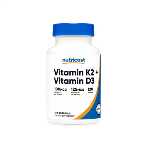 Nutricost Vitamin K2 + D3 (120 viên)