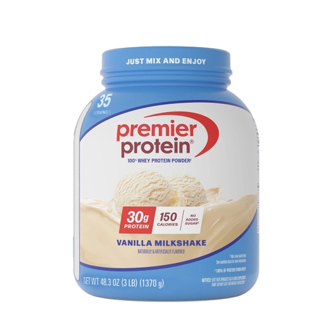 Premier Protein 100% Whey Protein Powder, 3Lbs (35 Servings)