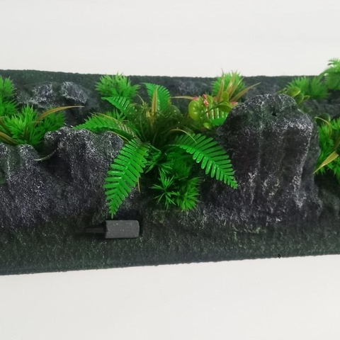 [BACKGROUND 3D] Phông Nền 3D Giả Núi Đá, Giả Cây Trang Trí Cho Hồ Cá Cảnh SIZE 47X23CM