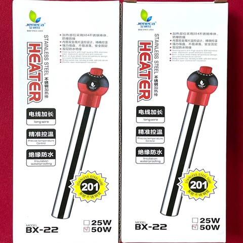 Sưởi Bể Cá Jeneca BX-22 25w 50w 100w 200w 500w