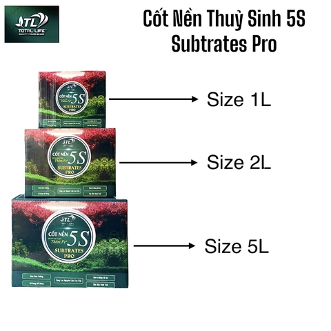 Total Life Cốt Nền Thủy Sinh 5S Bổ Sung Dưỡng Chất Cho Thực Vật