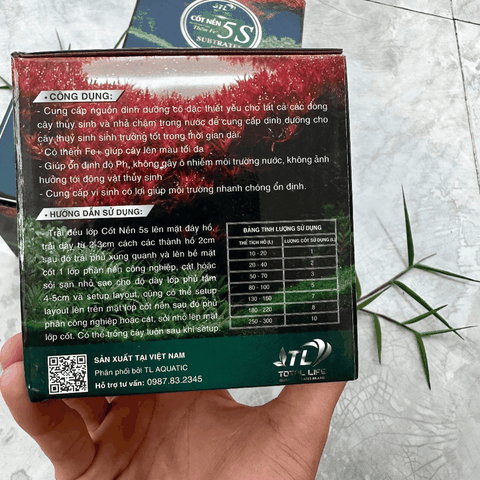 Total Life Cốt Nền Thủy Sinh 5S Bổ Sung Dưỡng Chất Cho Thực Vật