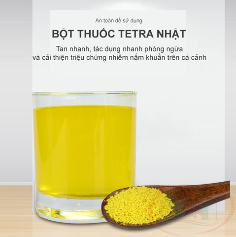 Bột Tetra Nhật 5g Cho Cá Cảnh Hỗ Trợ Xử Lý Nấm, Vi Khuẩn, Bệnh Ngoài Da