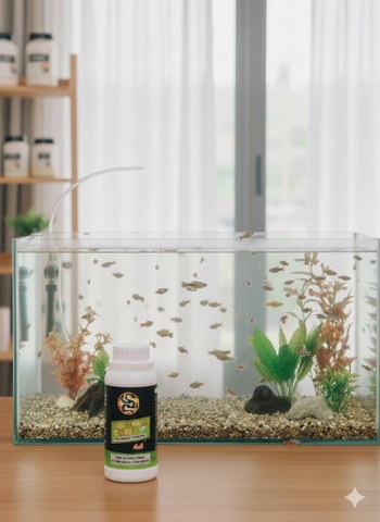 Men Vi Sinh Aquarium Care Làm Trong Nước, Khử Độc Nước Bể Cá 250ml